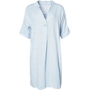 Lind, Dames, Jurken, Blauw, Maat: XL Linnen,