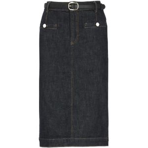 Self Portrait, Dames, Rokken, Blauw, Maat: S Katoen,