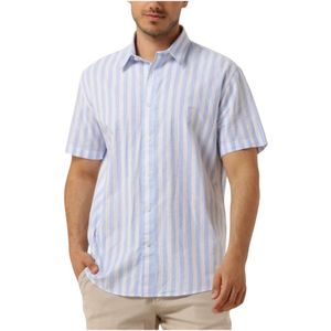 Selected Homme, Heren, Overhemden, Blauw, Maat: L Linnen,