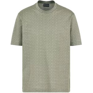 Emporio Armani, Heren, Tops, Grijs, Maat: XL