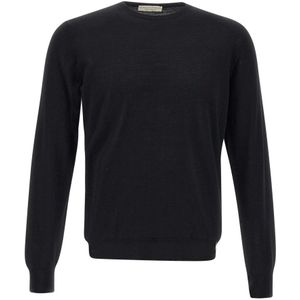 Filippo De Laurentiis, Heren, Truien, Zwart, Maat: L Wol,