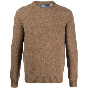 Polo Ralph Lauren, Heren, Truien, Bruin, Maat: L Wol,