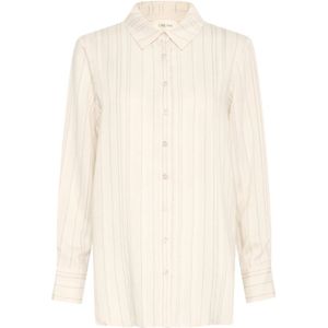 Cream, Dames, Blouses & Shirts, Wit, Maat: M Nylon,