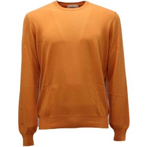 Gran Sasso, Heren, Truien, Oranje, Maat: 3XL Katoen,