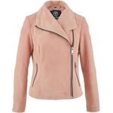 Carlo Colucci - Dal Bella - Leren Jas - Roze - Dames