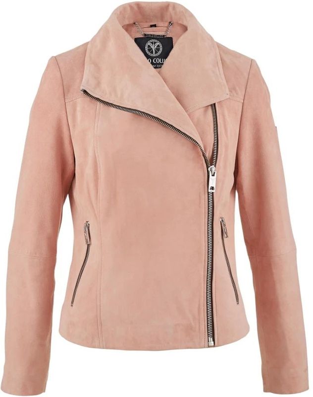 Carlo Colucci - Dal Bella - Leren Jas - Roze - Dames