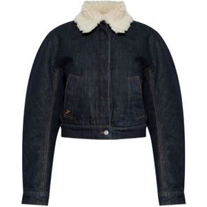 Jacquemus, Dames, Jassen, Blauw, Maat: 2XS Katoen,