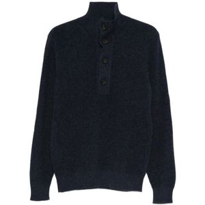 Filippo De Laurentiis, Heren, Truien, Blauw, Maat: M