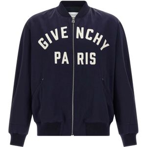 Givenchy, Heren, Jassen, Blauw, Maat: XL Katoen,