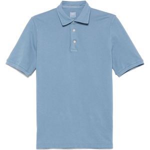 Fedeli, Heren, Tops, Blauw, Maat: L Katoen,