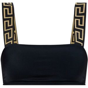 Versace, Dames, Badkleding, Zwart, Maat: M Polyamide,