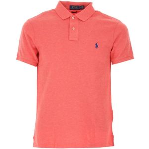 Polo Ralph Lauren, Heren, Tops, Rood, Maat: S Katoen,