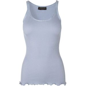 Rosemunde, Dames, Tops, Blauw, Maat: L Katoen,