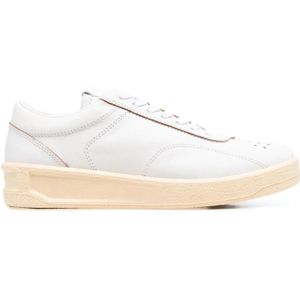 Jil Sander, Dames, Schoenen, Wit, Maat: 37 EU Leer,