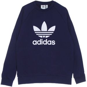 Adidas, Heren, Sweatshirts & Hoodies, Blauw, Maat: L Katoen,