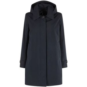 Save The Duck, Dames, Mantels, Blauw, Maat: 2XL