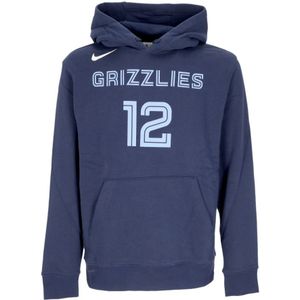 Nike, Heren, Sweatshirts & Hoodies, Blauw, Maat: XL Katoen,