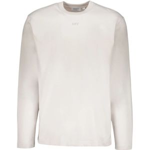 Off White, Heren, Tops, Grijs, Maat: M Katoen,
