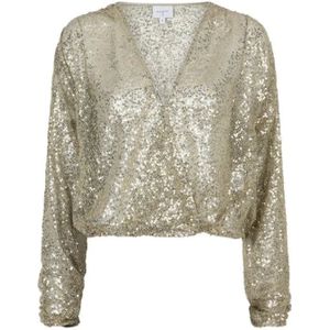 Dante 6 - Pailletten Wikkeltop - Groen - Dames