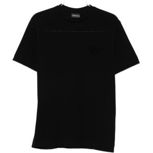 Emporio Armani, Heren, Tops, Zwart, Maat: 2XL