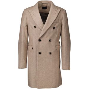 Mario Fiorenzo, Heren, Mantels, Bruin, Maat: 3XL Leer,