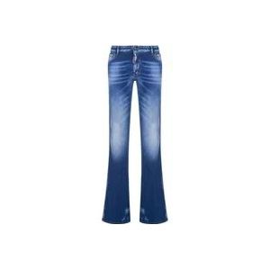 Dsquared2 Blauwe Regular Fit Jeans , Blue , Dames , Maat: XS