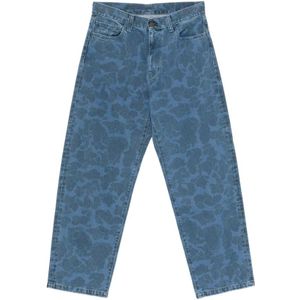 Carhartt Wip, Heren, Jeans, Blauw, Maat: W34 Katoen,