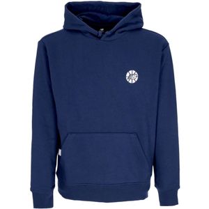 New Balance, Heren, Sweatshirts & Hoodies, Blauw, Maat: XL Katoen,