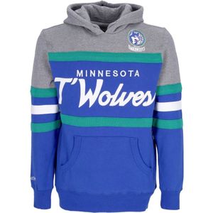 Mitchell & Ness, Heren, Sweatshirts & Hoodies, Blauw, Maat: S Katoen,