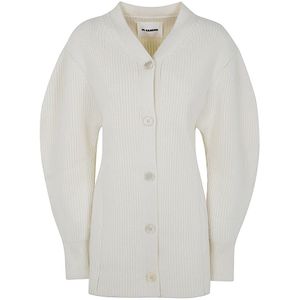 Jil Sander, Dames, Truien, Wit, Maat: XS