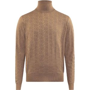 Dolce & Gabbana, Heren, Truien, Beige, Maat: XL Zijde,