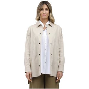 Rrd, Dames, Blouses & Shirts, Beige, Maat: S