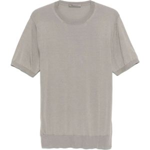 Corneliani, Heren, Tops, Grijs, Maat: L Zijde,