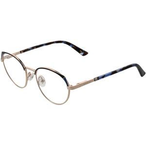 Guess - Ronde Metalen Bril - Geel - Dames