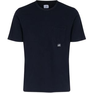 C.p. Company, Heren, Tops, Blauw, Maat: M Jersey,