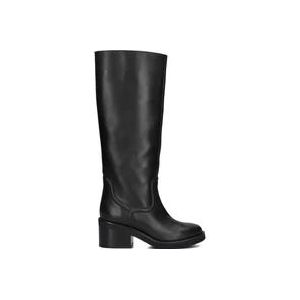 Nubikk Zwart Leren Cassie Boot , Black , Dames , Maat: 38 EU