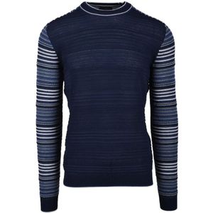 Ballantyne, Heren, Truien, Blauw, Maat: XL Katoen,