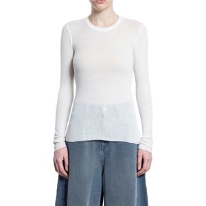 James Perse, Dames, Truien, Wit, Maat: XS Katoen,