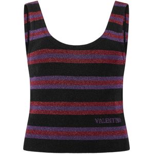 Valentino Garavani, Dames, Tops, Veelkleurig, Maat: L Poliester,