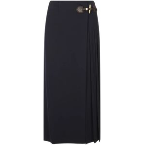 Moschino, Dames, Rokken, Blauw, Maat: XS Wol,