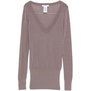 Lemaire, Dames, Tops, Bruin, Maat: S Wol,