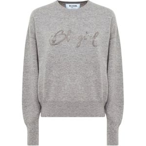 Blugirl, Dames, Truien, Grijs, Maat: XS