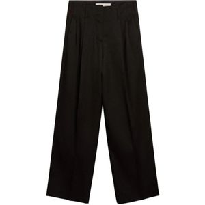 Golden Goose, Dames, Broeken, Zwart, Maat: M Wol,