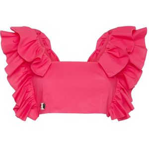 Philipp Plein, Dames, Tops, Roze, Maat: XS Katoen,