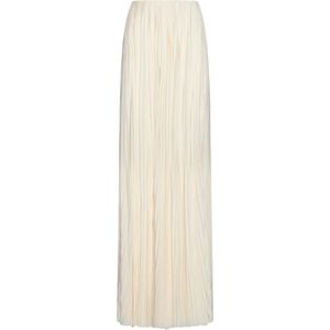 Saint Laurent, Dames, Rokken, Beige, Maat: S Viscose,
