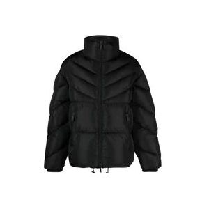 Dsquared2 Gewatteerde jas met veren en dons , Black , Heren , Maat: XL