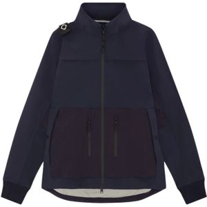 Ma.strum, Heren, Jassen, Blauw, Maat: XL Fleece,