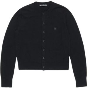 Acne Studios, Dames, Truien, Zwart, Maat: S