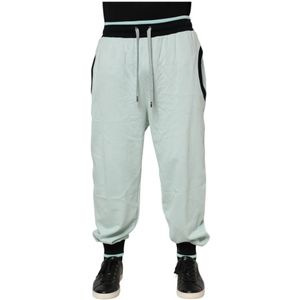 Dolce & Gabbana, Heren, Broeken, Groen, Maat: M Katoen,