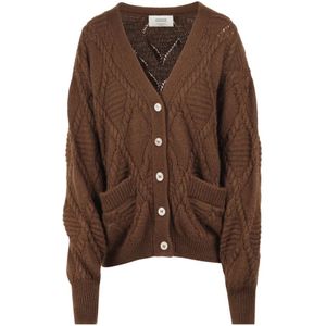 Weekend Max Mara, Dames, Truien, Bruin, Maat: M